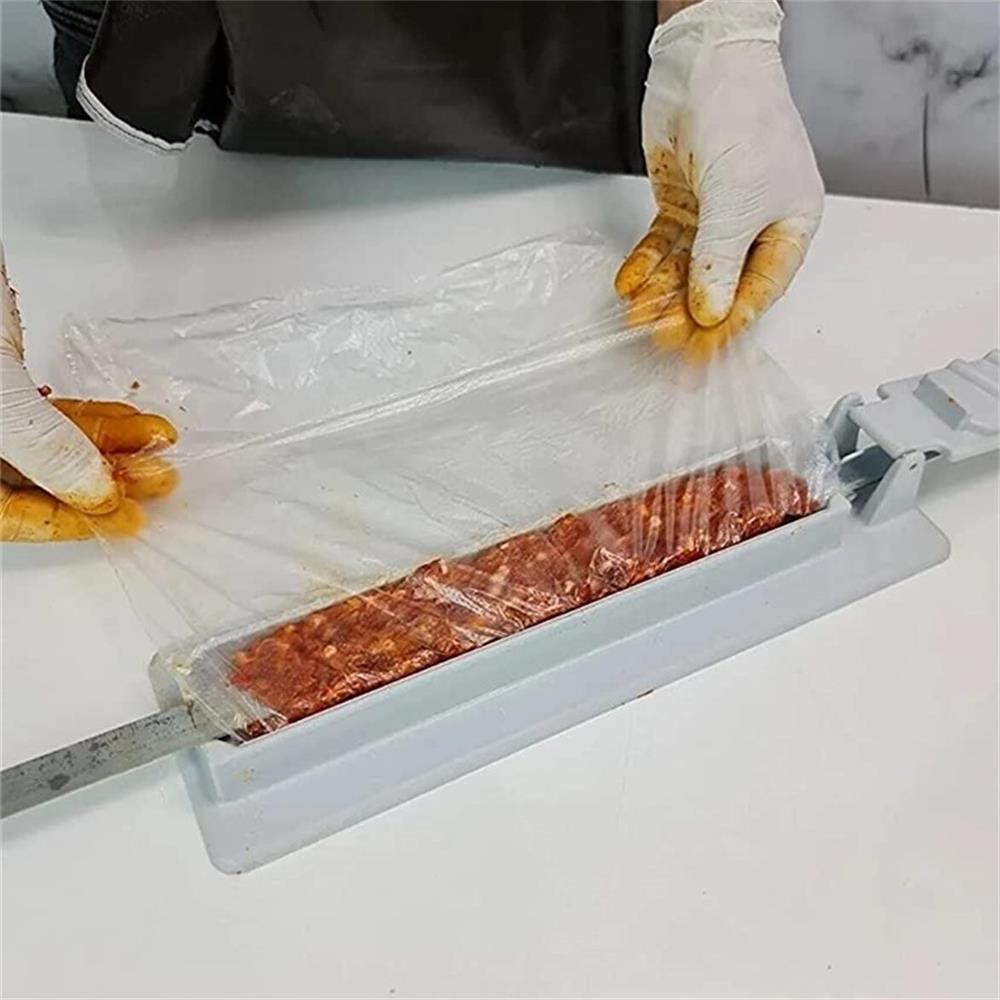 Effortless Kebab Maker - Single Row BBQ Skewer Tool for Perfect Grilling - Korvel
