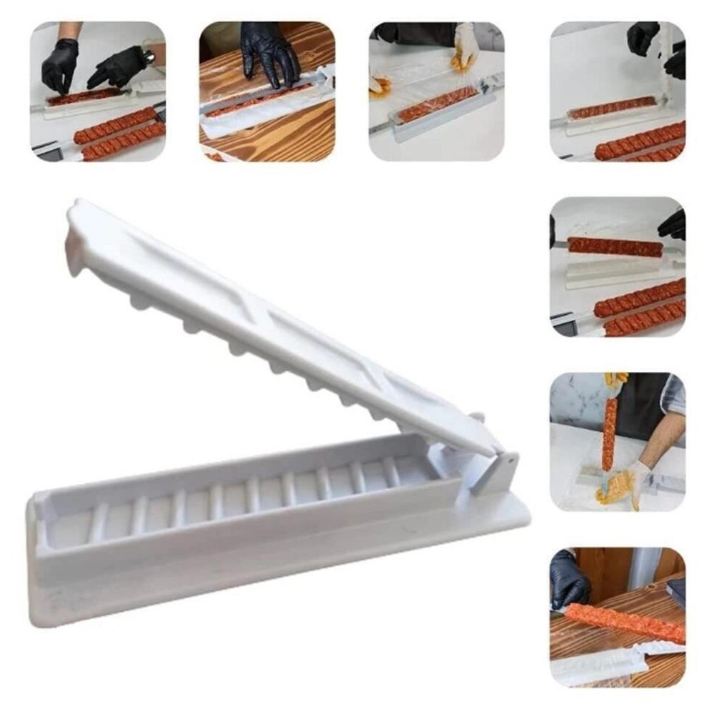 Effortless Kebab Maker - Single Row BBQ Skewer Tool for Perfect Grilling - Korvel