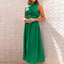 Robe midi élégante à épaule unique