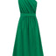Robe midi élégante à épaule unique