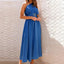 Robe midi élégante à épaule unique