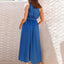 Robe midi élégante à épaule unique