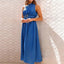 Robe midi élégante à épaule unique