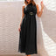 Robe midi élégante à épaule unique