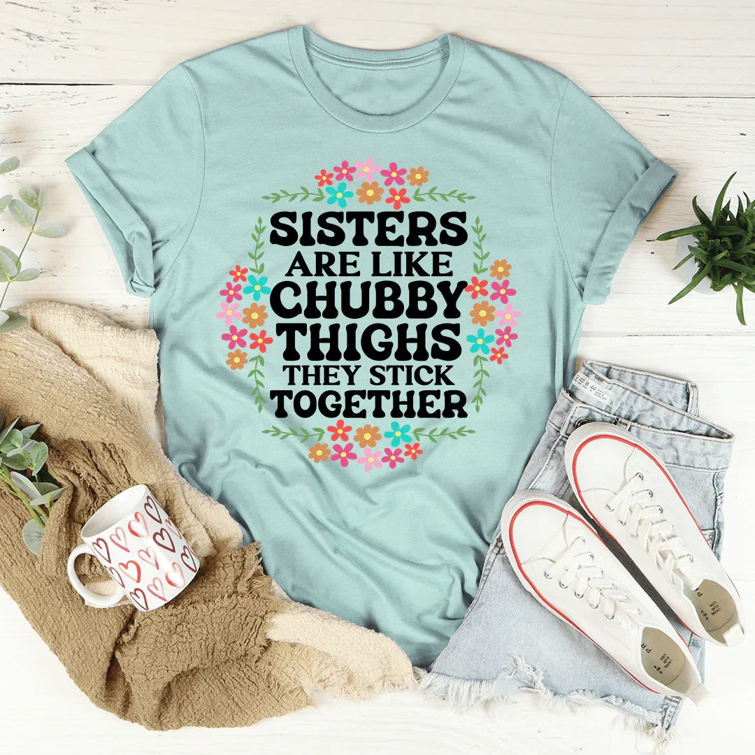 Sisters Are Like Chubby Thighs Tee
