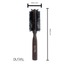 Dural Thermo Ash Wood Round Hair Brush with Boar Bristles