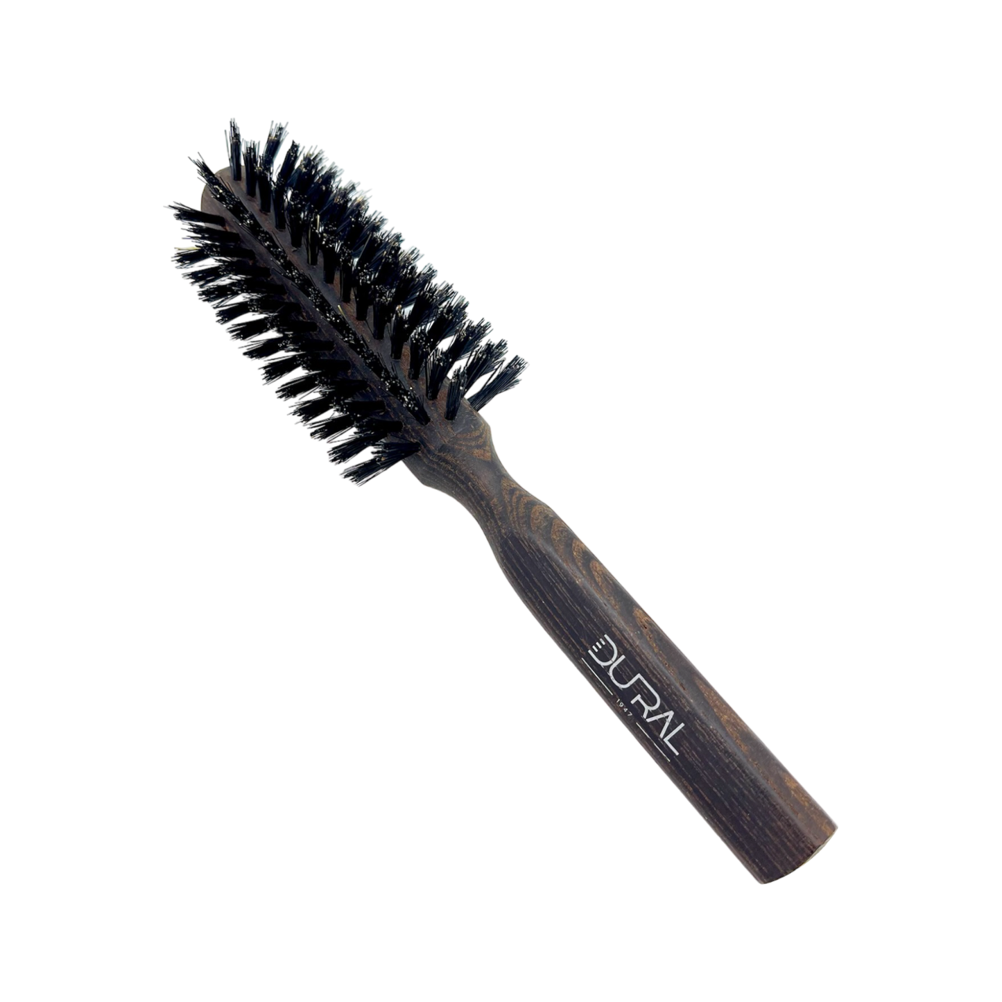Brosse à cheveux demi-ronde en bois de frêne thermo Dural avec poils de sanglier