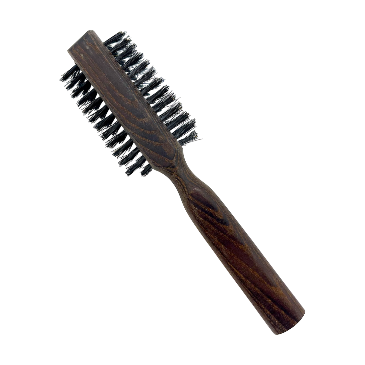 Brosse à cheveux demi-ronde en bois de frêne thermo Dural avec poils de sanglier