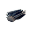 Brosse à cheveux demi-ronde en bois de frêne thermo Dural avec poils de sanglier