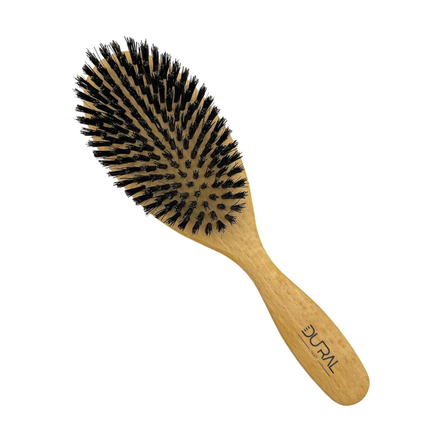 Brosse à cheveux en bois de hêtre Dural avec poils de sanglier pur - 10 rangées