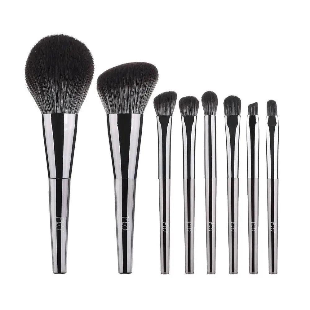 Juego de brochas de maquillaje verde premium de 11 piezas