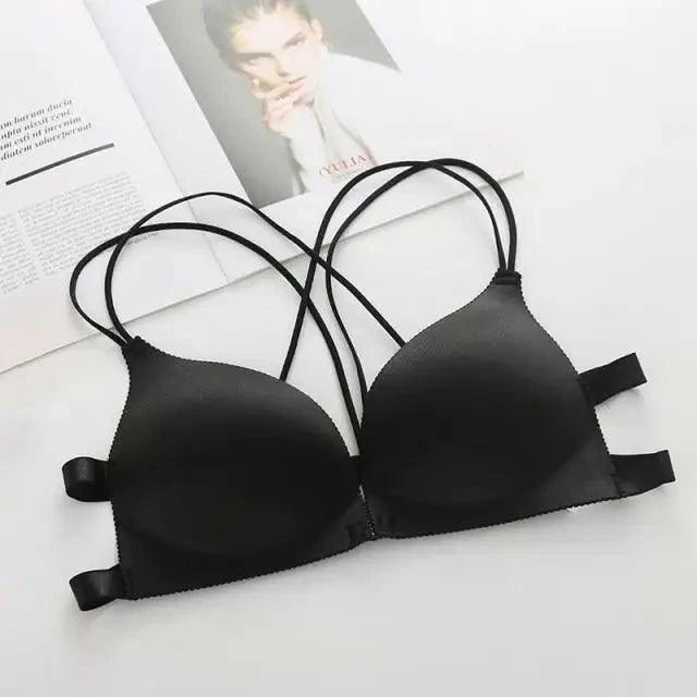 Sostenedor Elegante Sin Aros con Cierre Frontal para Comodidad Diaria