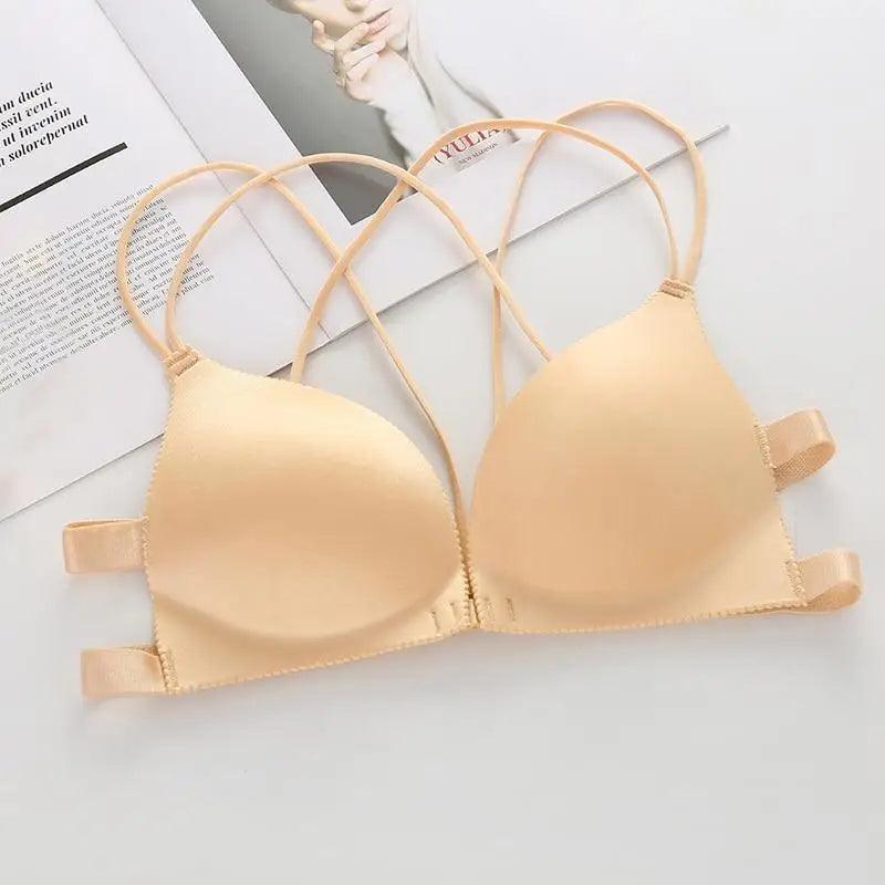 Sostenedor Elegante Sin Aros con Cierre Frontal para Comodidad Diaria