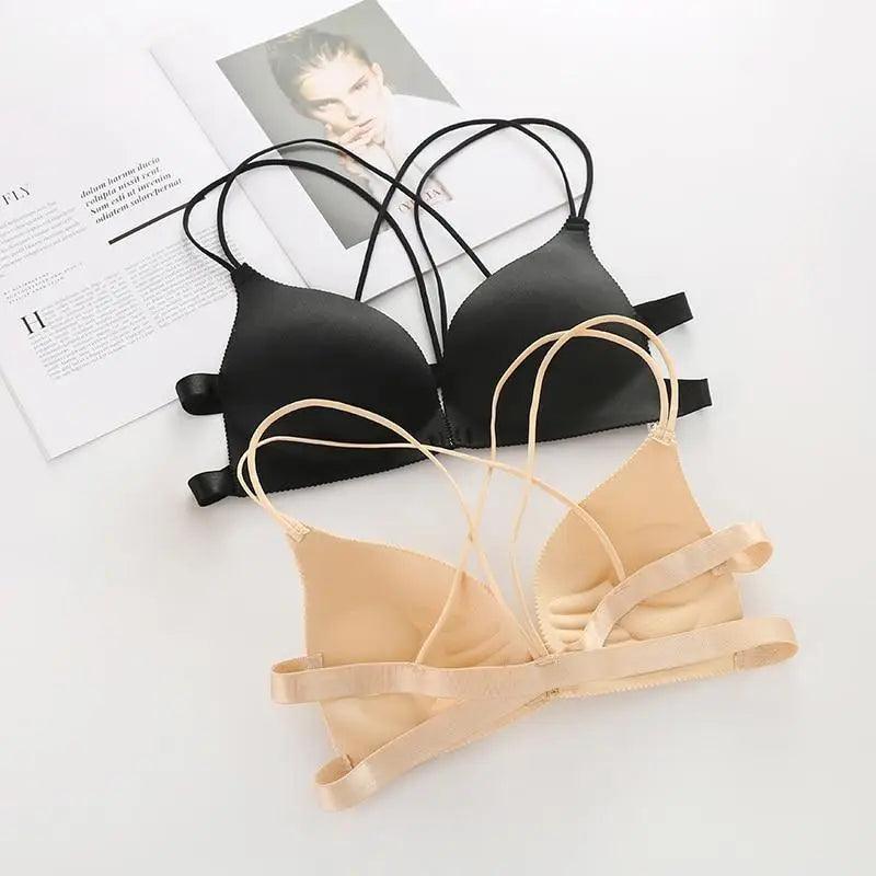 Sostenedor Elegante Sin Aros con Cierre Frontal para Comodidad Diaria