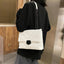 Sac à bandoulière élégant en PU cuir pour femmes