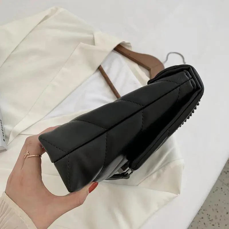 Sac à bandoulière élégant en PU cuir pour femmes