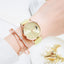 Conjunto de Reloj y Pulsera con Números de Luna