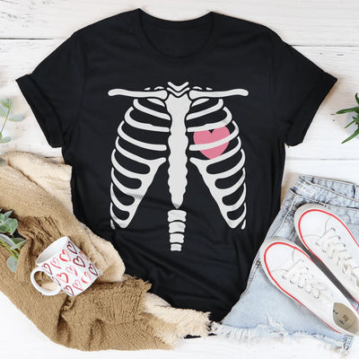 Skeleton With Heart T-Shirt
