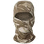 Cubierta de cara completa y calentador de cuello de camuflaje premium para esquí