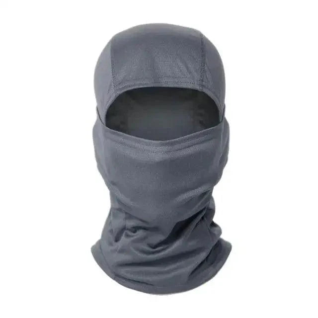 Cubierta de cara completa y calentador de cuello de camuflaje premium para esquí