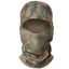 Cubierta de cara completa y calentador de cuello de camuflaje premium para esquí