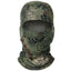 Cubierta de cara completa y calentador de cuello de camuflaje premium para esquí
