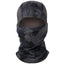 Cubierta de cara completa y calentador de cuello de camuflaje premium para esquí