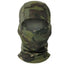 Cubierta de cara completa y calentador de cuello de camuflaje premium para esquí