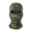 Cubierta de cara completa y calentador de cuello de camuflaje premium para esquí