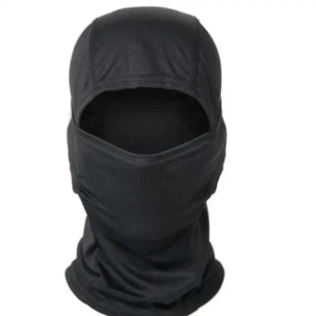 Cubierta de cara completa y calentador de cuello de camuflaje premium para esquí