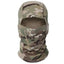Cubierta de cara completa y calentador de cuello de camuflaje premium para esquí