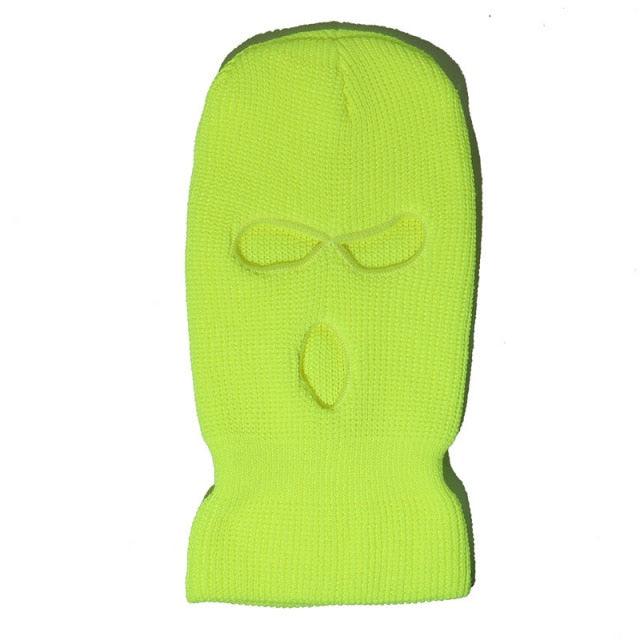 Pasamontañas de Invierno Tejido - Máscara de Cara Completa para Deportes al Aire Libre