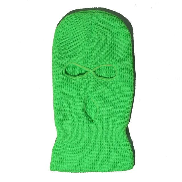Pasamontañas de Invierno Tejido - Máscara de Cara Completa para Deportes al Aire Libre
