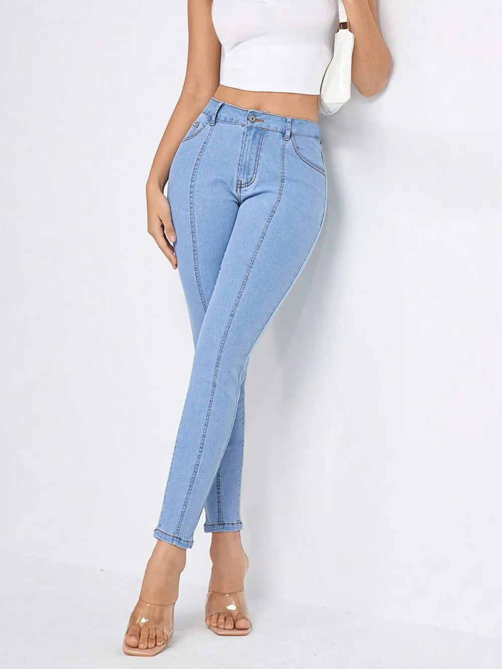 Jeans Skinny Premium con Bolsillos