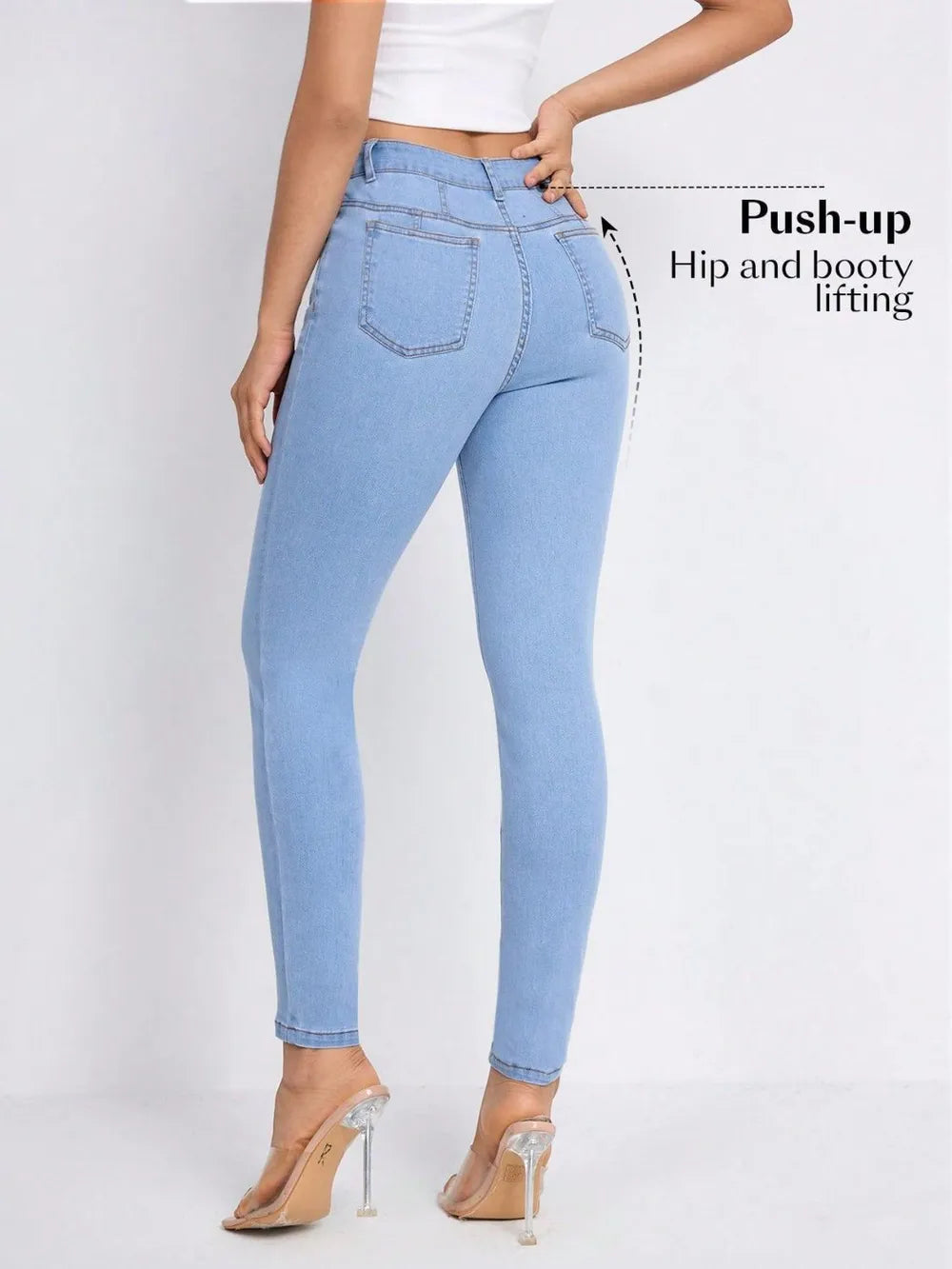 Jeans Skinny Premium con Bolsillos