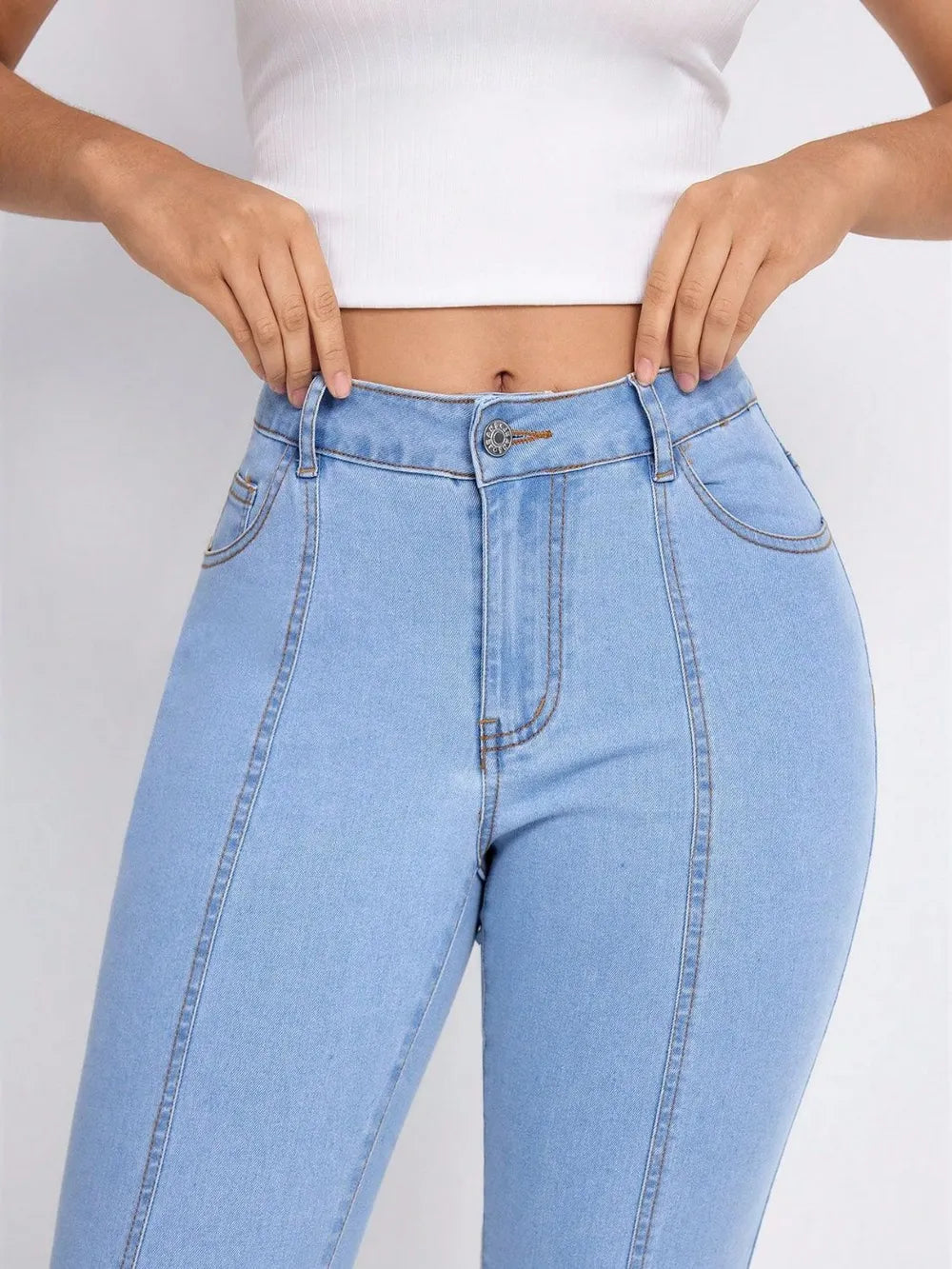 Jeans Skinny Premium con Bolsillos