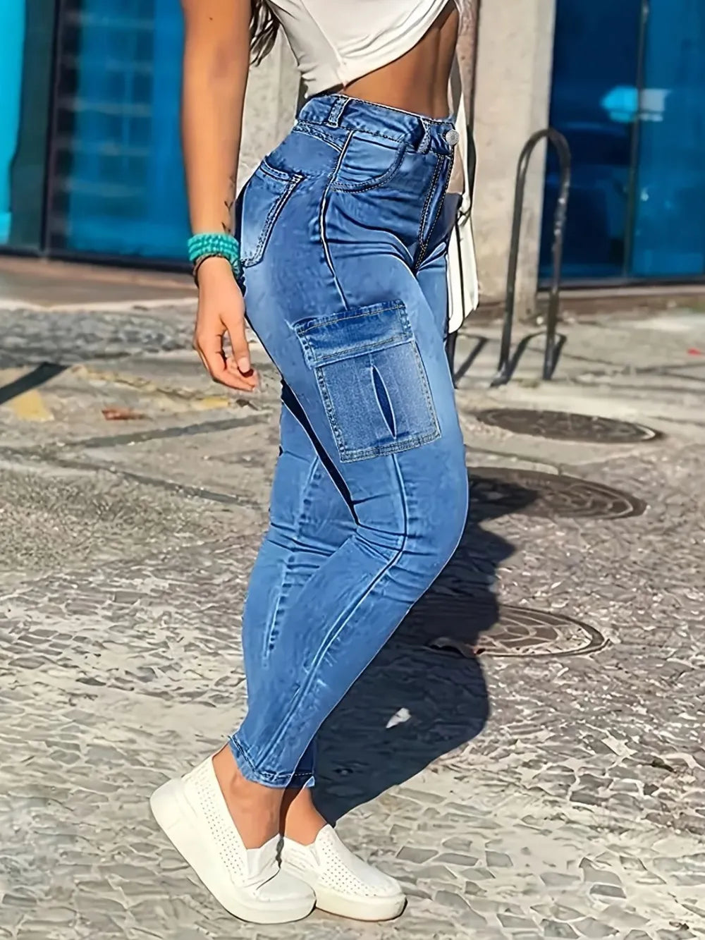 Skinny Jeans with Pockets - Korvel