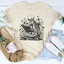 Camiseta de calavera con libros