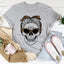 Skull With Leopard Bandana T-Shirt - Korvel