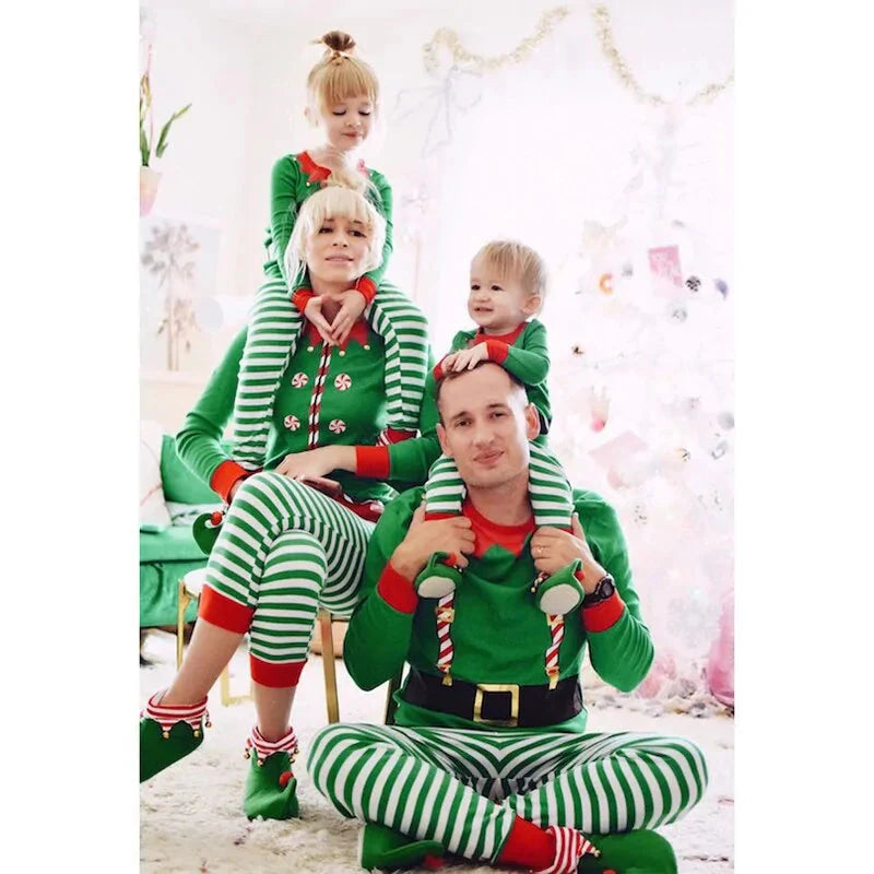 Conjunto de Pijamas Familiar de Navidad