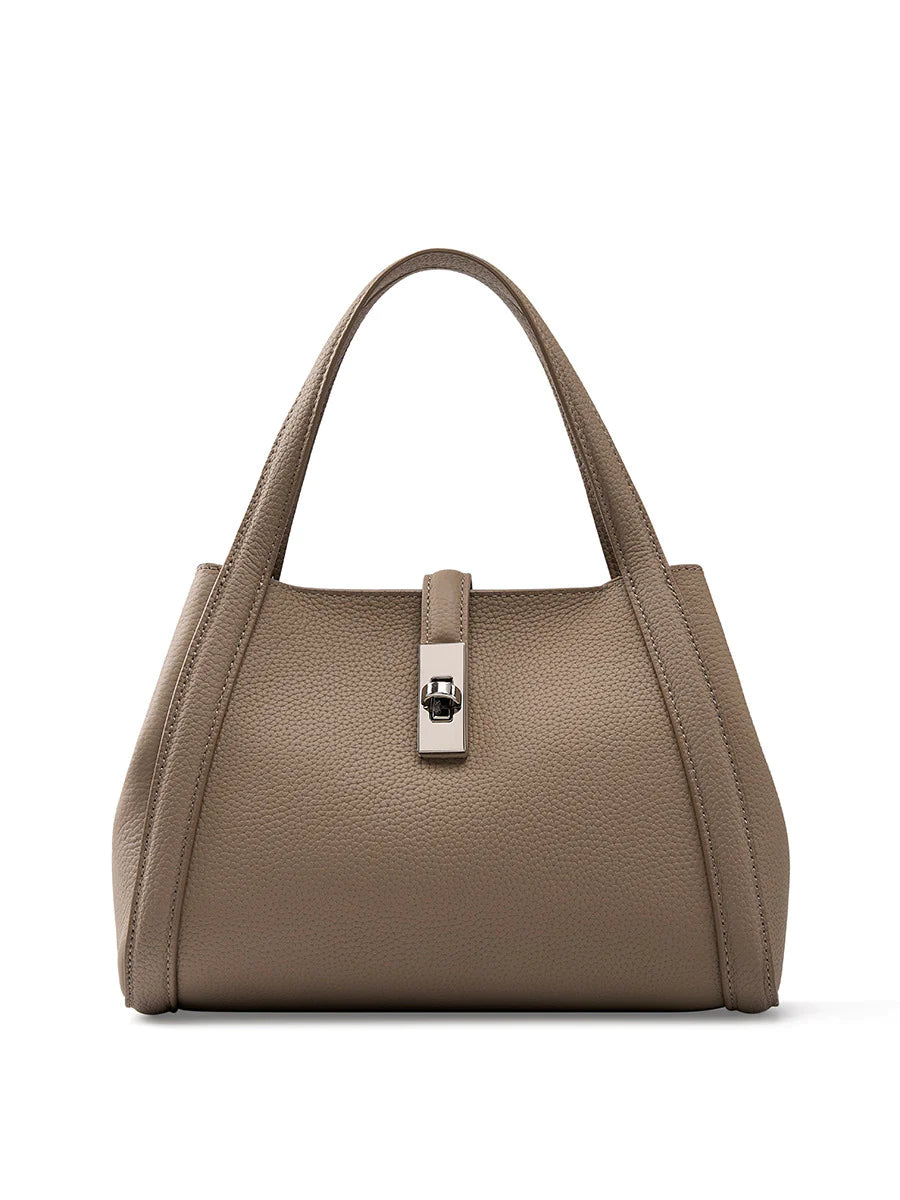 Fashionable Korean-Style Large-Capacity Leather Handbag