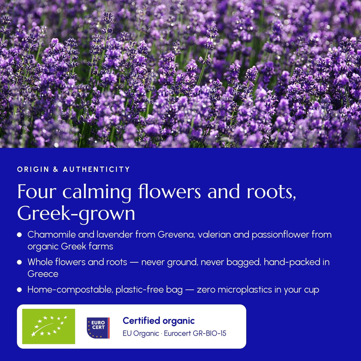 Calming Sleep Tea Blend with Lavender & Chamomile