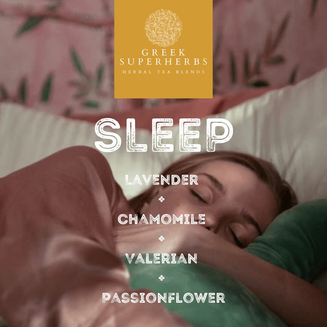 Sleep Tea – Lavender, Chamomile, Valerian & Passionflower Blend