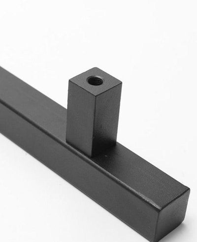 Rustic Black Sliding Barn Door Handle Pull Set