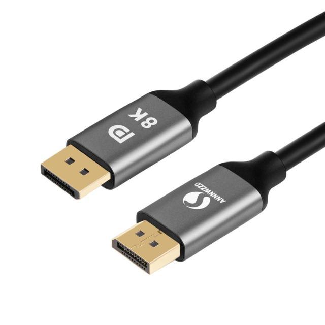 Adaptador de cable DisplayPort HDR 8K Slim 1.4