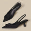 Elegant Slingback Pointed Toe Pumps