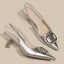 Elegant Slingback Pointed Toe Pumps