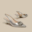 Elegant Slingback Pointed Toe Pumps