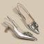 Elegant Slingback Pointed Toe Pumps