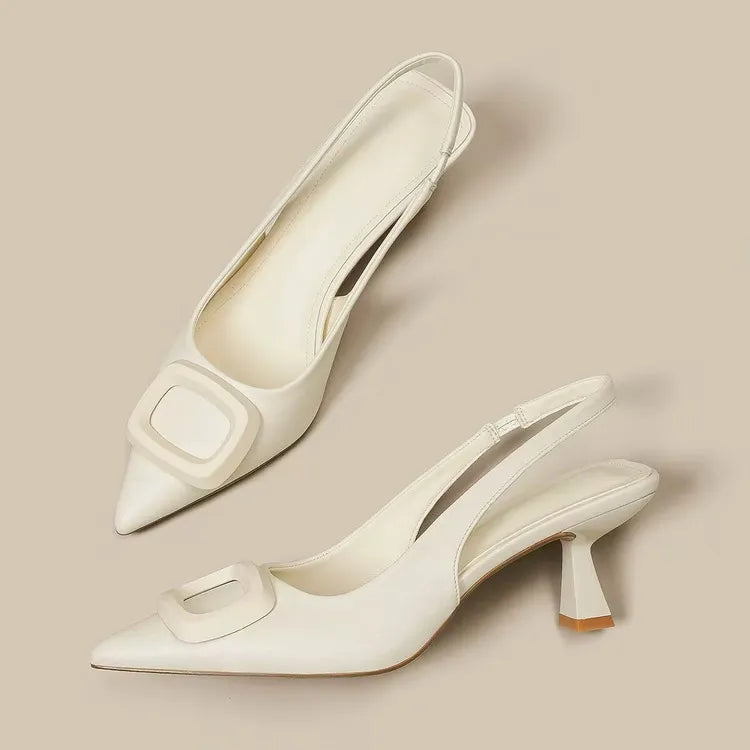 Elegant Slingback Pointed Toe Pumps